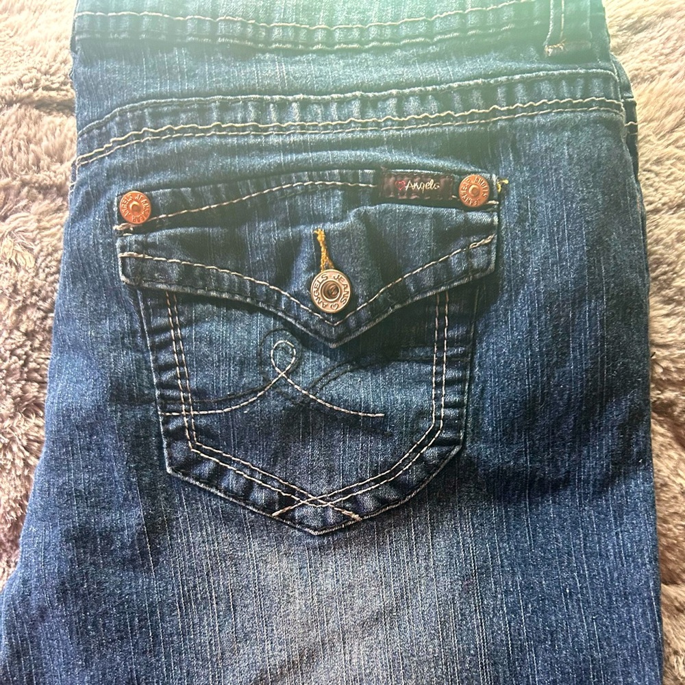 Angels Blue Boot Cut Jeans Classic Style